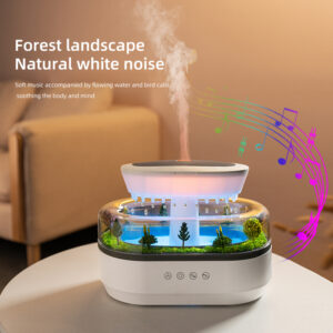 Raindrop Scene Aromatherapy Essential Oil Diffuser Electric Plastic Air Mist Humidifier - Image 1