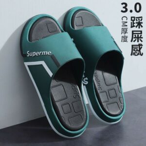 Black Sliders Slippers for Blank Slide Sandals Slippers - Image 1