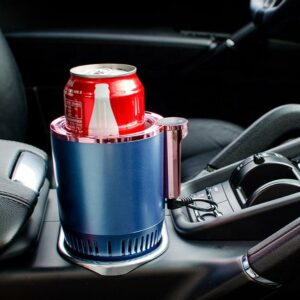 2-in-1 Auto Cooling and Heating Cup Holder Portable Smart Car Cup Drinks Holder - Image 1