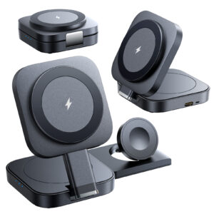 3 in 1 Magnetic Phone Wireless Charger Stand - Image 1