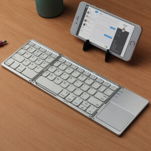 Flat Pocket bluetooth Mini Keyboard Mouse Foldable Tv Keyboard Wireless Keyboard - Image 1