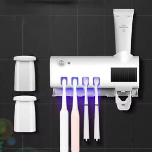 Toothbrush Holder Automatic Toothpaste Dispenser Set - Image 3