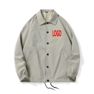 Casual Custom Coaches Jacket Windbreak Coats Plus Size Men's Nylon Jacket - Image 3