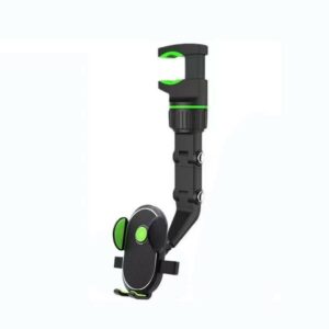 360 Rear View Mirror Phone Holder with Car Sticky Storage Hooks - Image 3