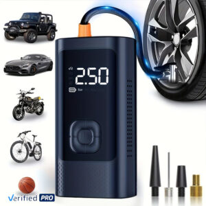 Car Air Compressor Tire Inflator Pump Electric Ball Tyre Pump - Image 1