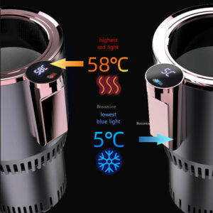 Smart Cup Mug Holder Summer Drink Car Armrest Console Cooler and Warmer Beverage Tumbler with Heating Cooling Features - Image 3