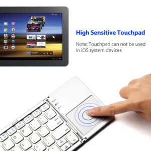Flat Pocket bluetooth Mini Keyboard Mouse Foldable Tv Keyboard Wireless Keyboard - Image 3