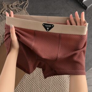 4P Set Summer Ice Silk Men's Underwear For Man - Image 3