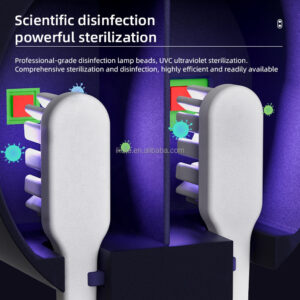 Household Wall Mounted Toothbrush Holder with Timing - Image 4