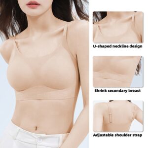 Adjustable Strap Anti-sagging Traceless Solid Laser Bra - Image 3