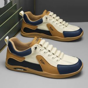 Spring new men's shoes lace-free trend lazy shoes men's casual board shoes - Image 4
