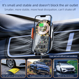 15w Car Magnetic Wireless Charger Quick Charging Magnetic Wireless Charger - Image 4