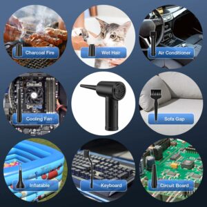 Brushless Cordless Compressed Cleaner Dust Air Blower Gun - Image 4