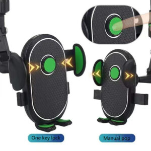 360 Rear View Mirror Phone Holder with Car Sticky Storage Hooks - Image 4