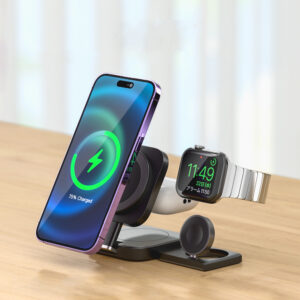 3 in 1 Magnetic Phone Wireless Charger Stand - Image 4