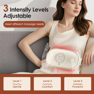 Electric Bian Stone Kneading Abdominal Massager Roller Belly Fat Burner Anti Cellulite Slimming Machine - Image 5