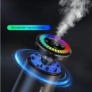 Luxury Smart Car Fragrance Diffuser Aluminum Car Perfume LED Lighting - Image 4