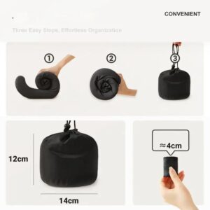 Multifunction U-Shaped Sponge Core Neck Pillow - Image 4