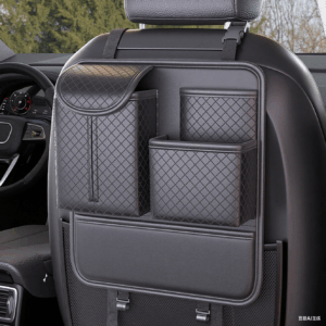 Capacity Car Storage Bag with Tissue Water Cup Mobile Phone Storage - Image 5