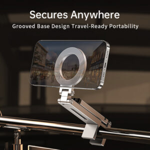 Aluminum Alloy Travel Stand Portable 360 Rotatable Adjustable Magnetic - Image 4