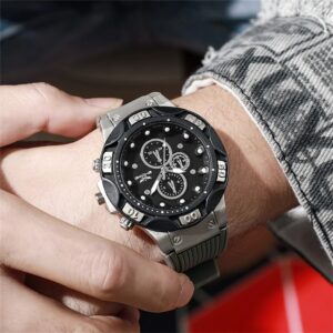 Triple Bezel Fashionable Watches - Image 3