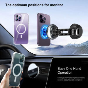15W Fast Charging Car Wireless Charger Mount - Image 5