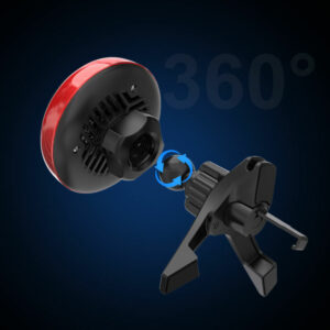 15w Fast Magnetic Wireless Car Charger Mount with Cooling Fan - Image 5