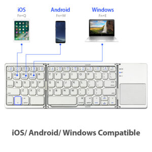 Flat Pocket bluetooth Mini Keyboard Mouse Foldable Tv Keyboard Wireless Keyboard - Image 5