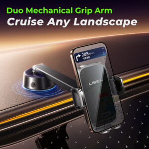 Noise Strong Vacuum Electric Suction Cup Clamping Arm Phone Holder for iPhone 16/15/14/13/12 - Image 8