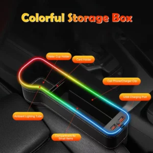 Car Interior Accessory Colorful LED Seat Gap Slit - Image 6