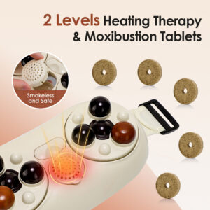 Electric Bian Stone Kneading Abdominal Massager Roller Belly Fat Burner Anti Cellulite Slimming Machine - Image 6
