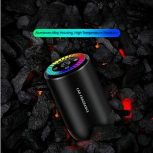 Luxury Smart Car Fragrance Diffuser Aluminum Car Perfume LED Lighting - Image 5