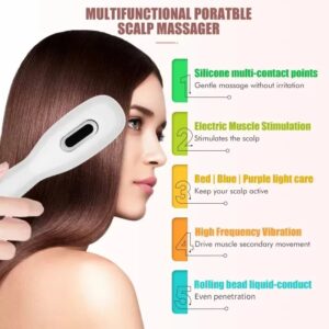 Portable Hair Brush, Wireless Electric Scalp Massager - Image 4
