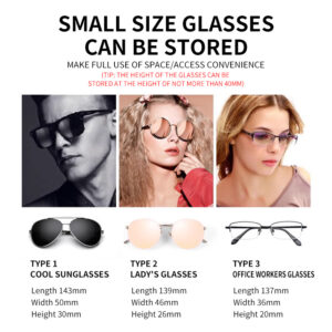Press Switch Car Glasses Box - Image 6