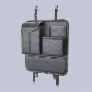 Capacity Car Storage Bag with Tissue Water Cup Mobile Phone Storage - Image 6