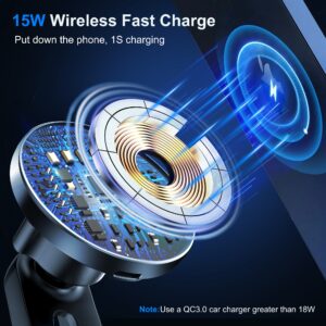 15W Fast Charging Car Wireless Charger Mount - Image 6