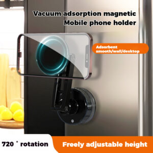 360 Degree Rotation Desktop Car Smooth Plane Vacuum Suction Phone Holder - Image 5