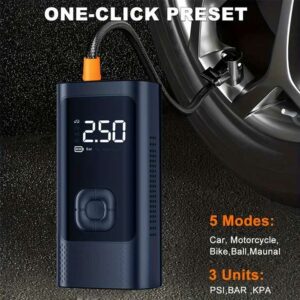 Car Air Compressor Tire Inflator Pump Electric Ball Tyre Pump - Image 6