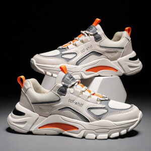 Men's Sports Shoes Low Top Color Breathable Korean Running Shoes - Image 6