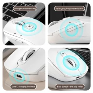 Intelligent Voice Typing Dual Mode Wireless Bluetooth Mouse - Image 6