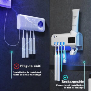 Toothbrush Holder Automatic Toothpaste Dispenser Set - Image 7