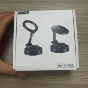 15W Wireless Charge Vacuum Magnetic Car Mounted Folding Mobile Phone Holder - Image 7