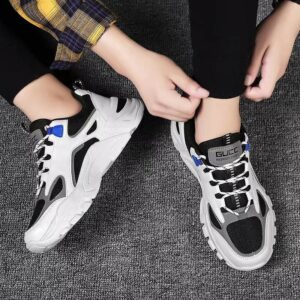 Men's Sports Shoes Low Top Color Breathable Korean Running Shoes - Image 7
