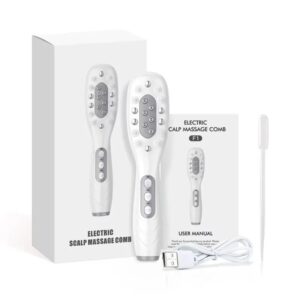 Portable Hair Brush, Wireless Electric Scalp Massager - Image 7