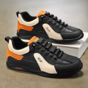 Spring new men's shoes lace-free trend lazy shoes men's casual board shoes - Image 9