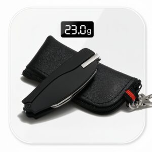 Mini Folding Key Chain Reading Glasses Metal Frame Plastic Temple Anti Blue Light Lenses - Image 7