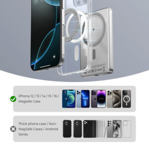 LISEN Magnetic Slim Portable Power Bank Charger - Image 2