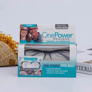 One Power Auto Focus Comfortable Flexible Blue Light Blocking Reading Glasses - Image 1