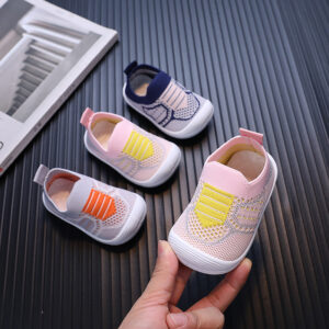 Comfortable Non-Slip First Walking Crib Shoes for Baby Kids - Image 2