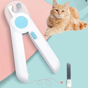 Pet Nail Clippers LED Light Illumination Anti-bleeding Cat Nail Clippers - Image 8